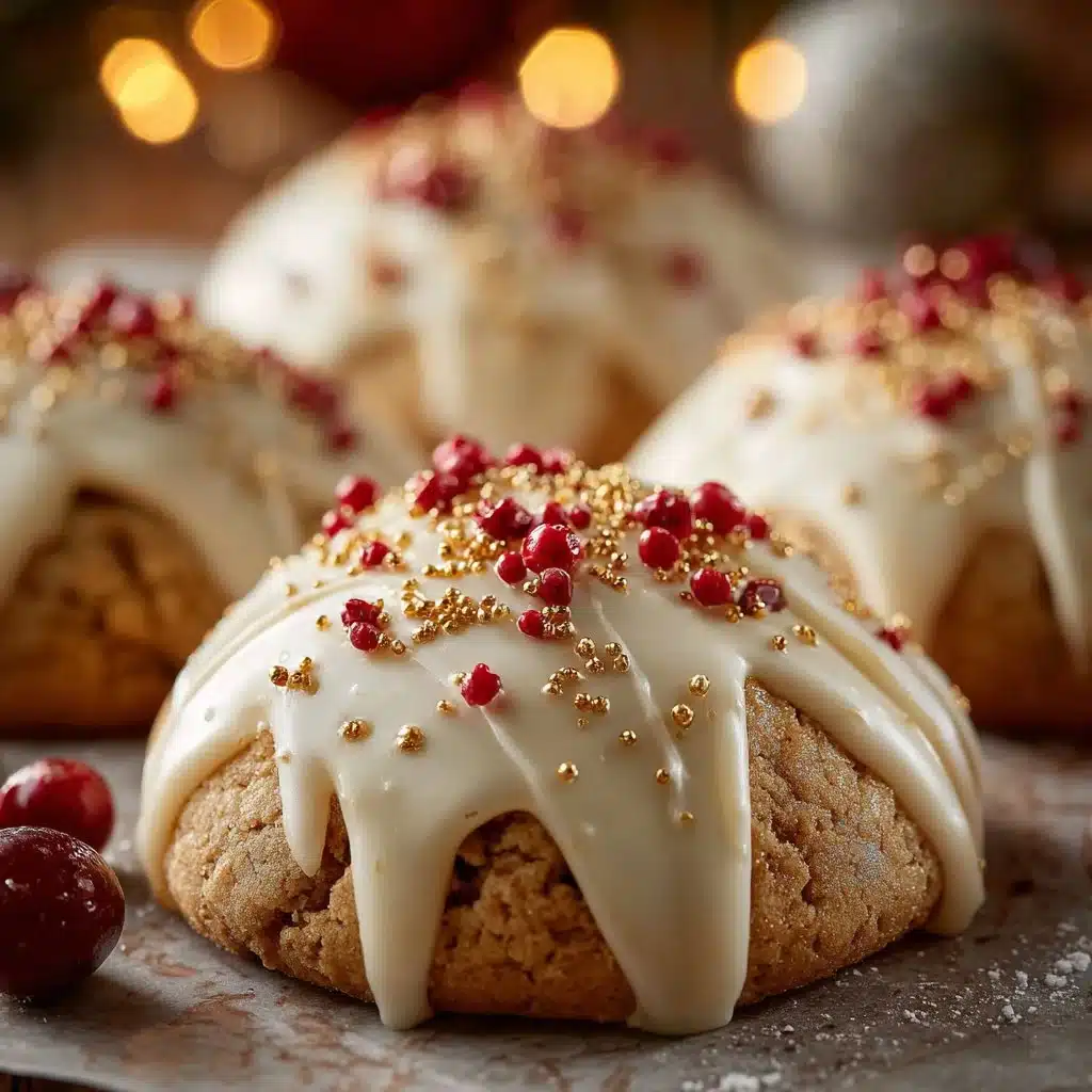 Delicious white chocolate maple cookies on a baking tray