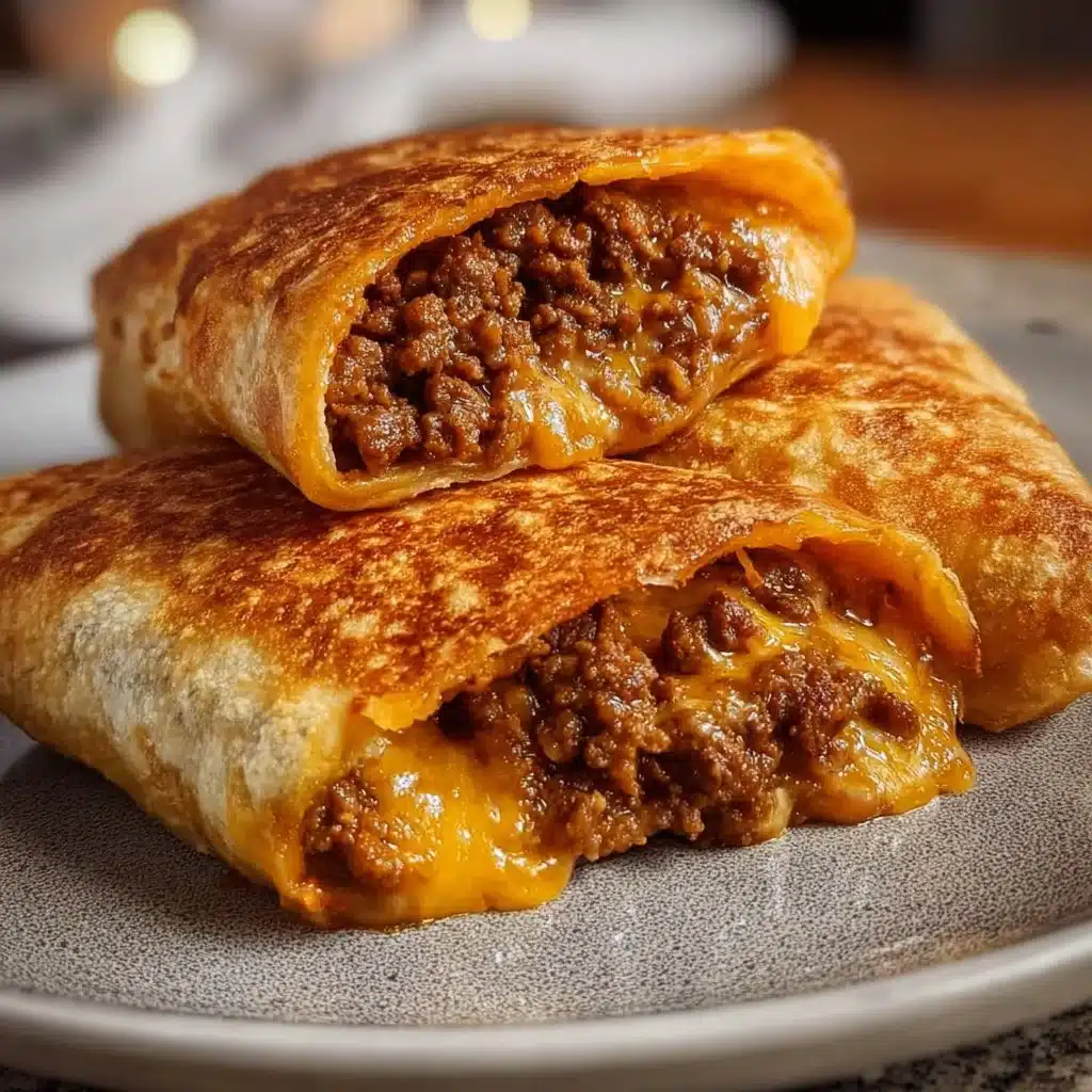 Delicious beef and cheese chimichangas ready to be served.