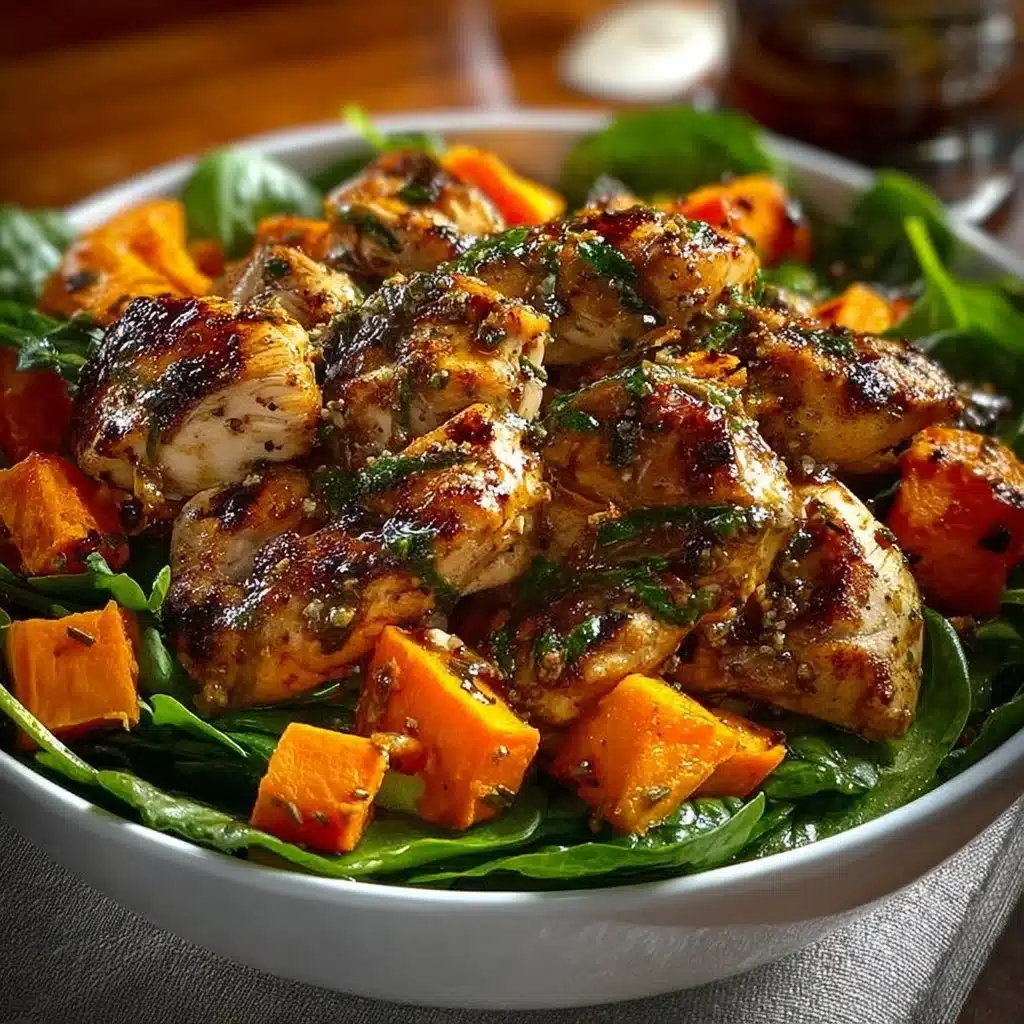 Maple Dijon Chicken & Sweet Potato Bowls