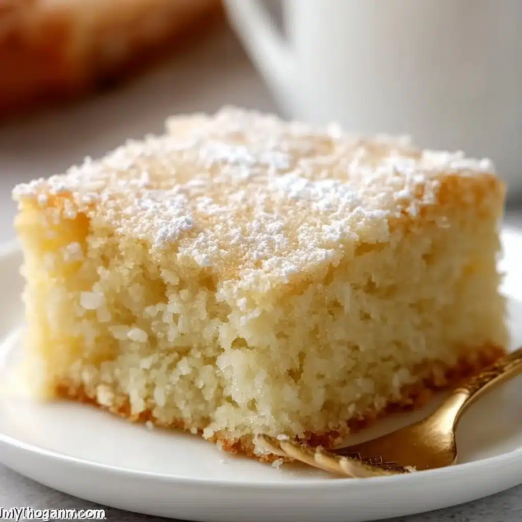 Coconut Milk Snack Cake