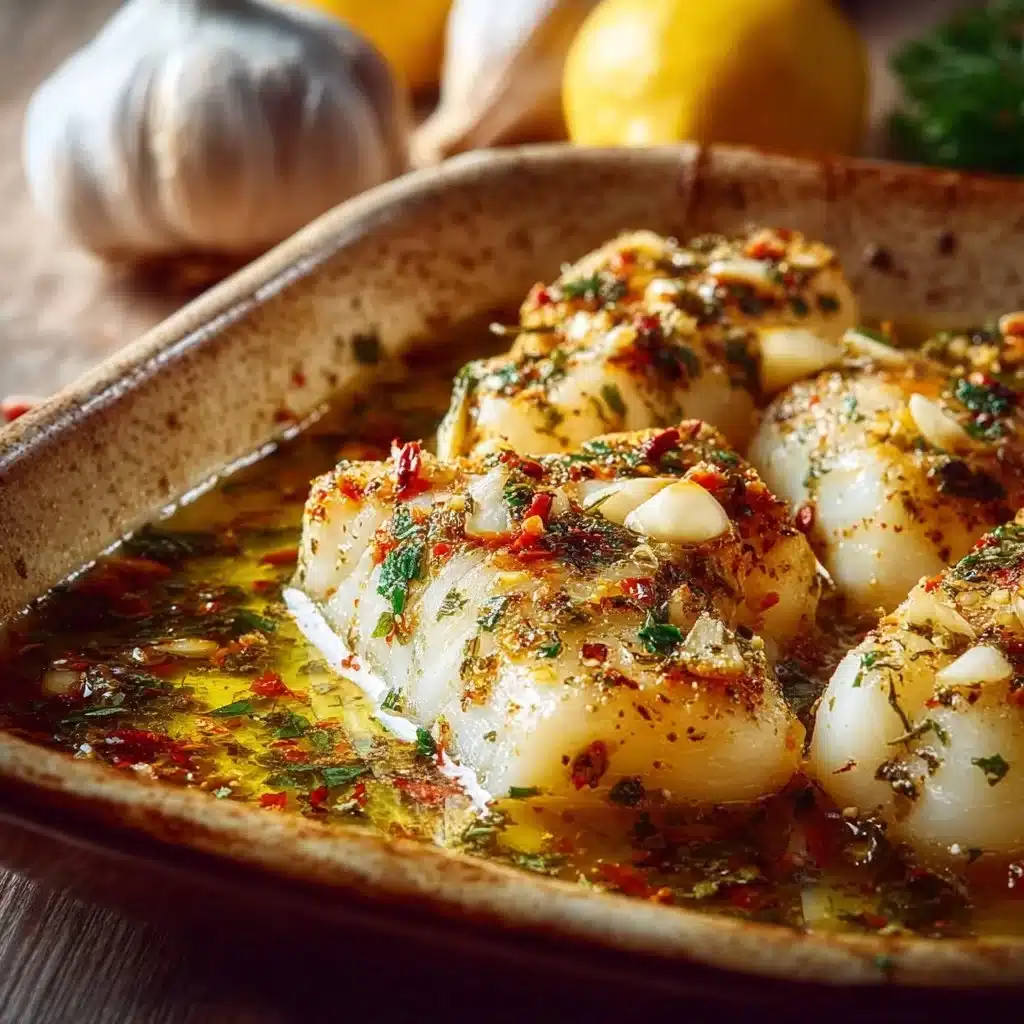 Gluten-Free Mediterranean Baked Cod with Lemon and Garlic