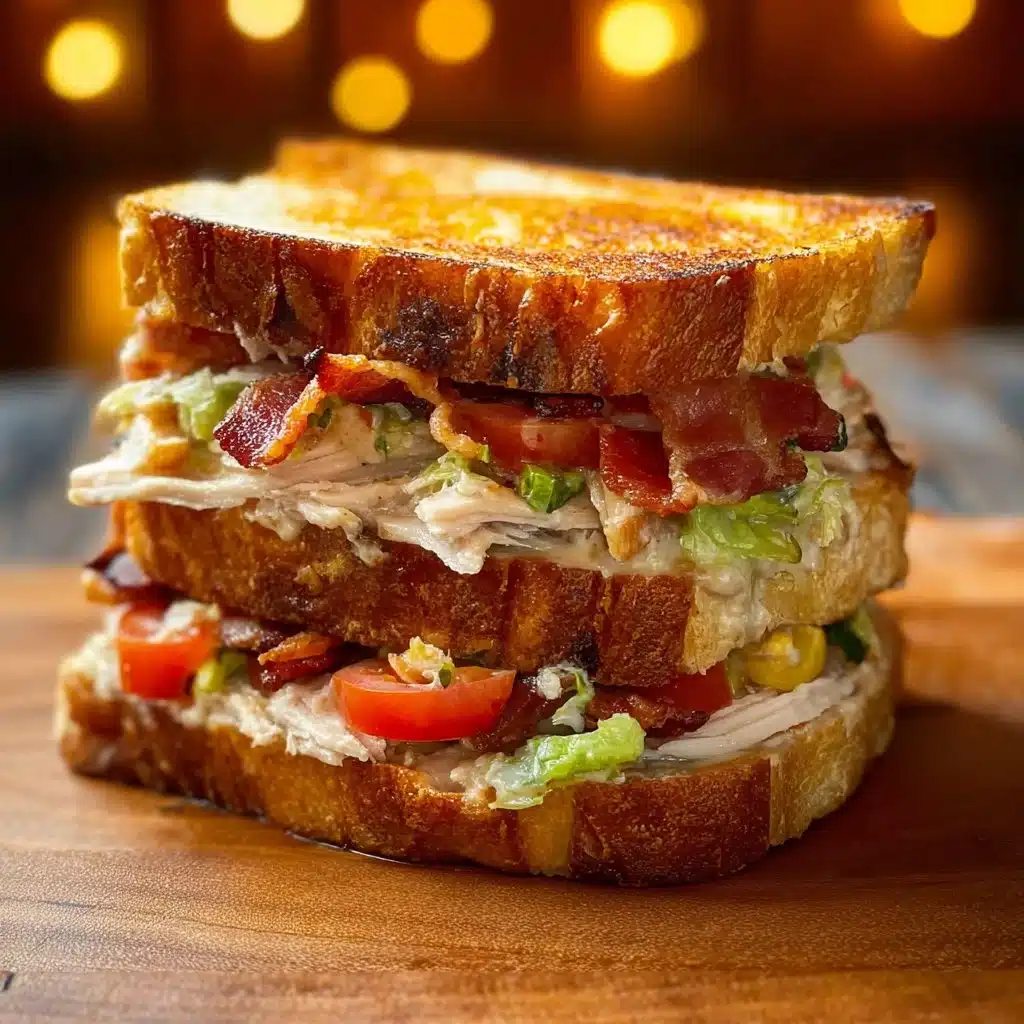 Delicious BLT Chicken Salad with bacon, lettuce, and grilled chicken.