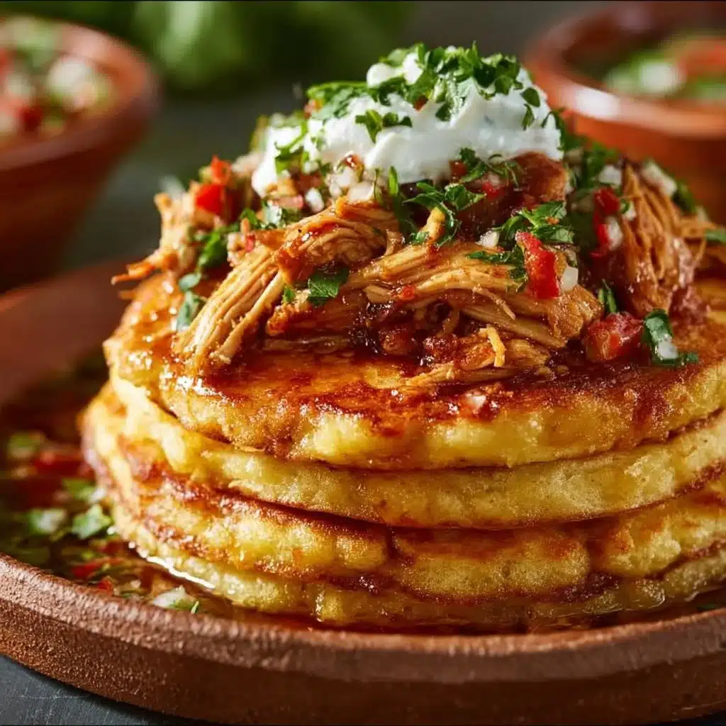 Chicken Tamale Pancakes