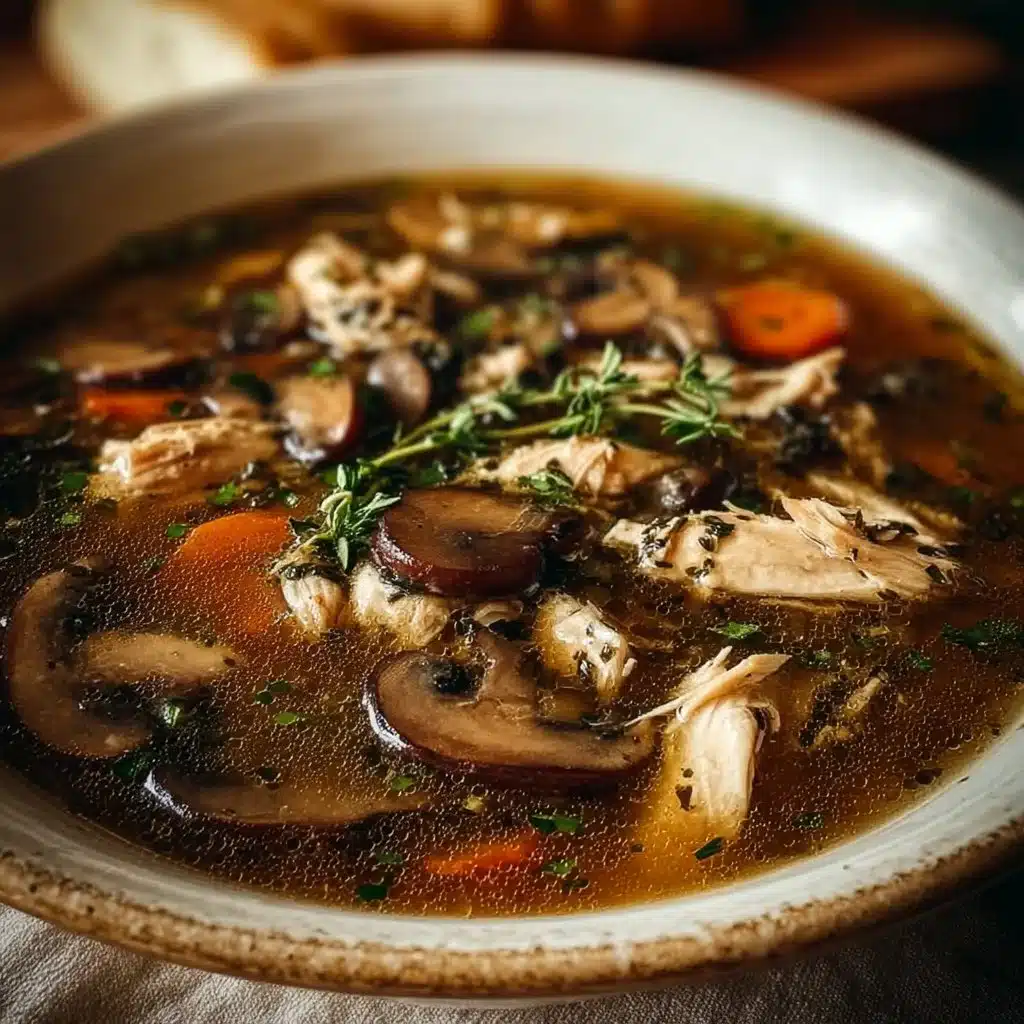 Rotisserie Chicken Mushroom Soup