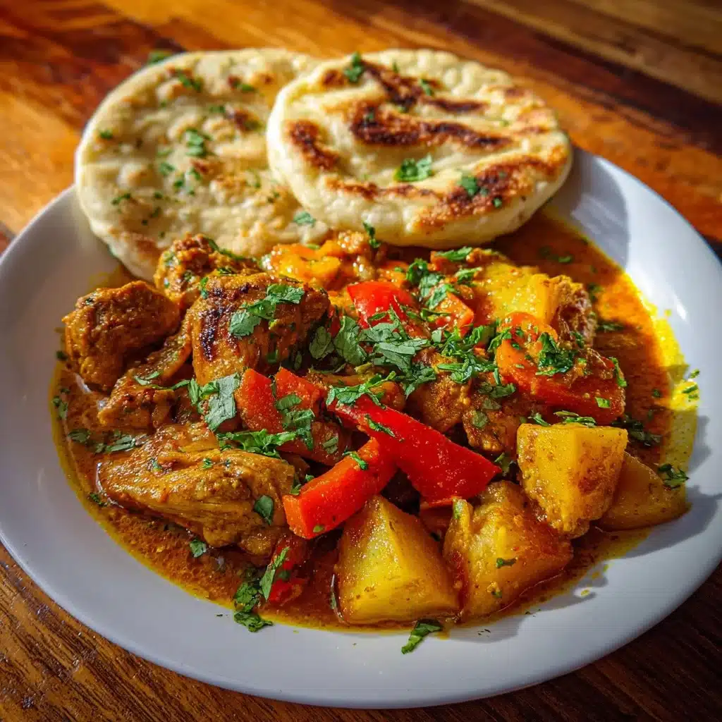 Curry Chicken Roti