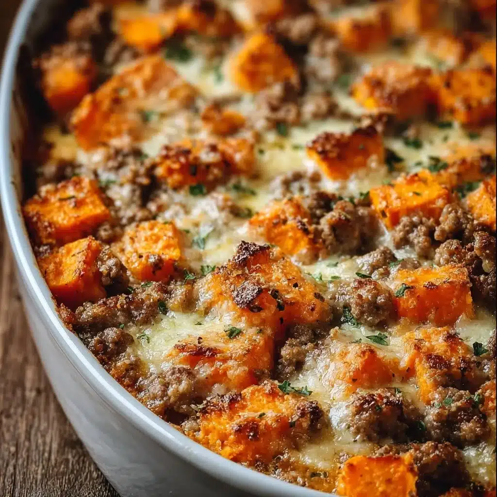 Ground Turkey Sweet Potato Bake