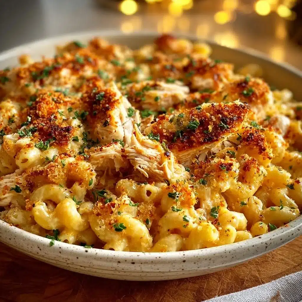 High-Protein Honey BBQ Chicken Mac and Cheese