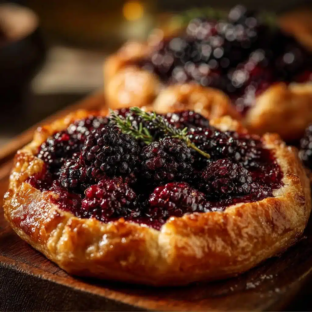 Perfect Blackberry Lavender Galette