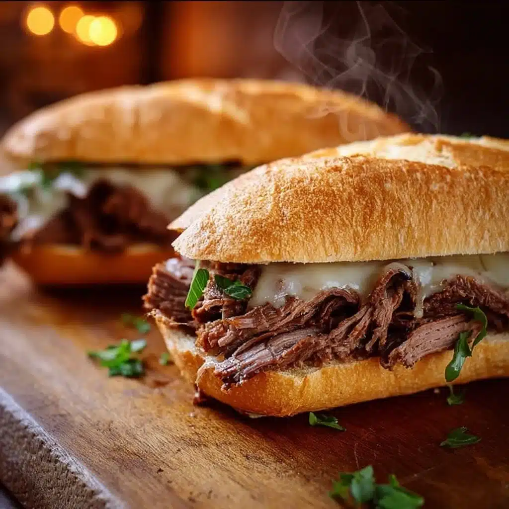 Roast Beef Sandwiches with Au Jus