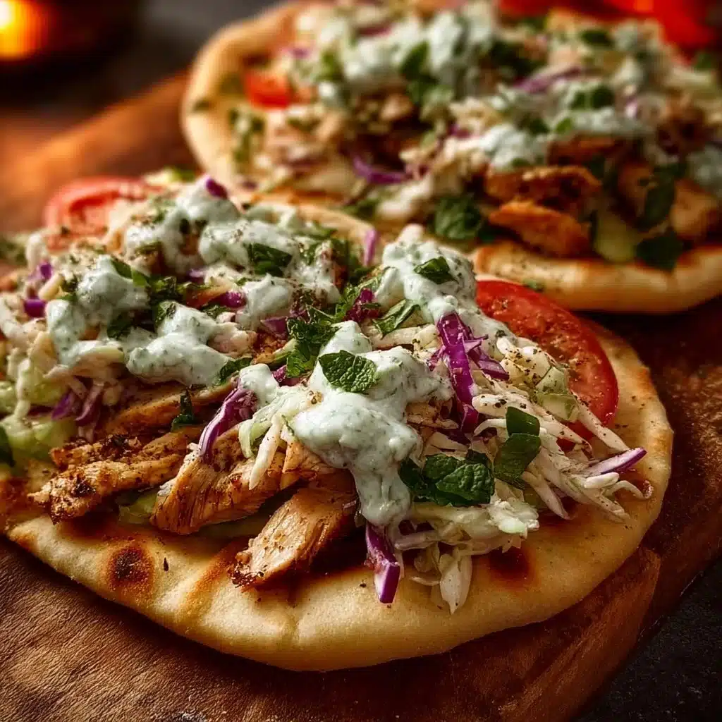 Sheet Pan Chicken Pitas with Fresh Herb Ranch Slaw
