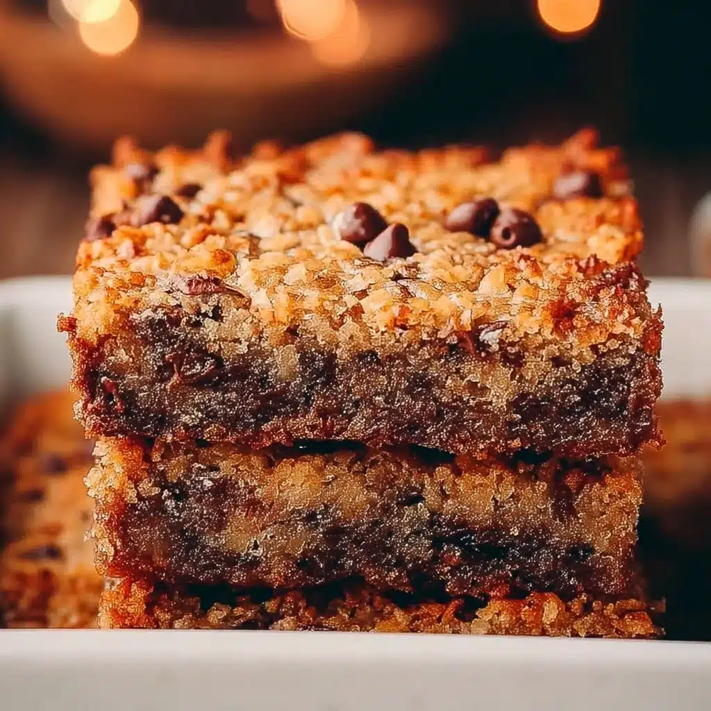 Simple German Chocolate Cookie Bars