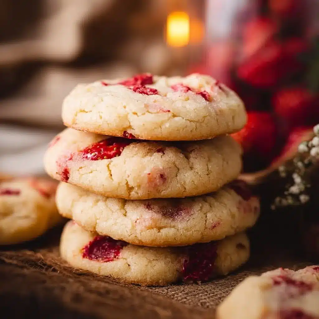 Strawberry Cheesecake Cookies