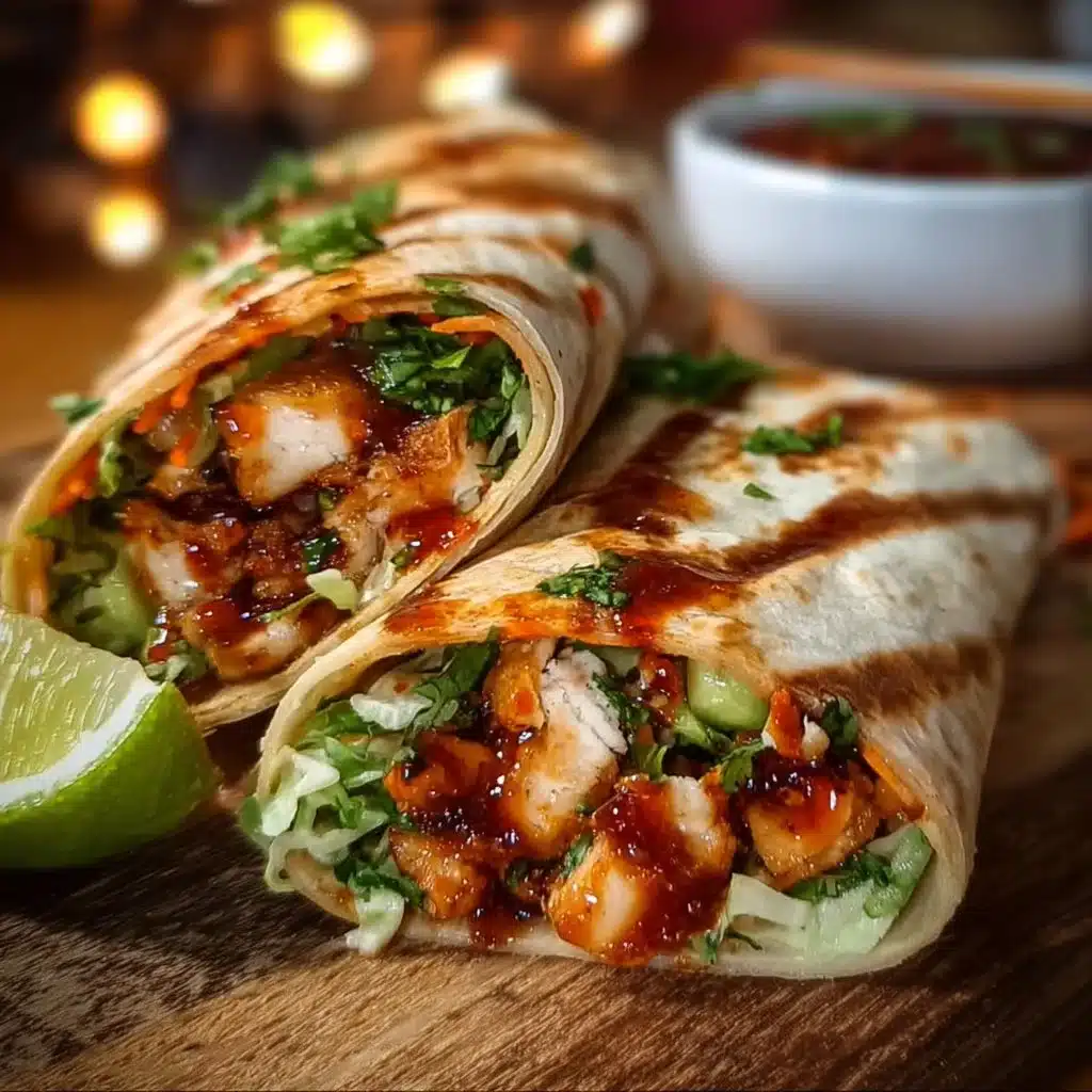 Sweet Chili Chicken Wraps