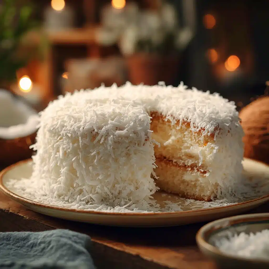 Sweet Old-Fashioned Coconut Cake