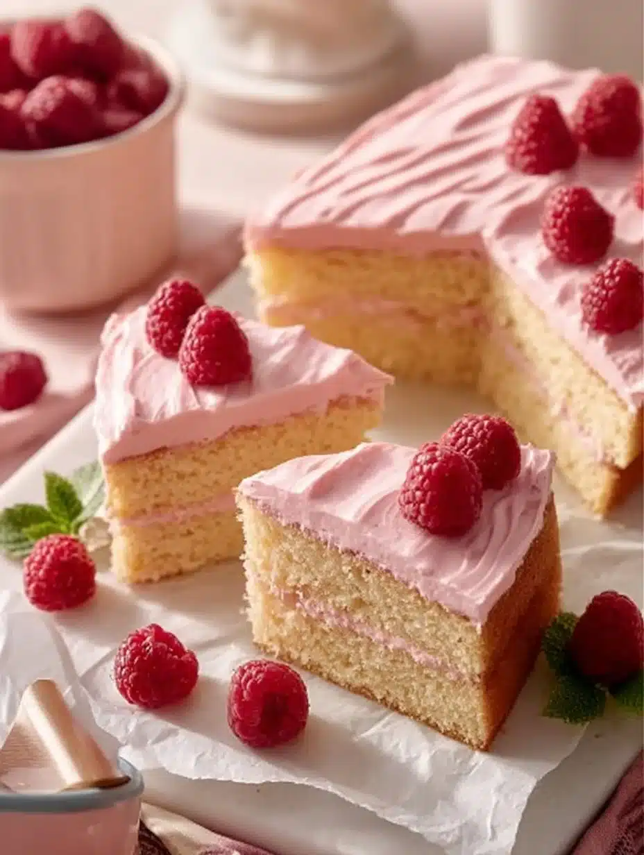 Almond Raspberry Cake Recipe