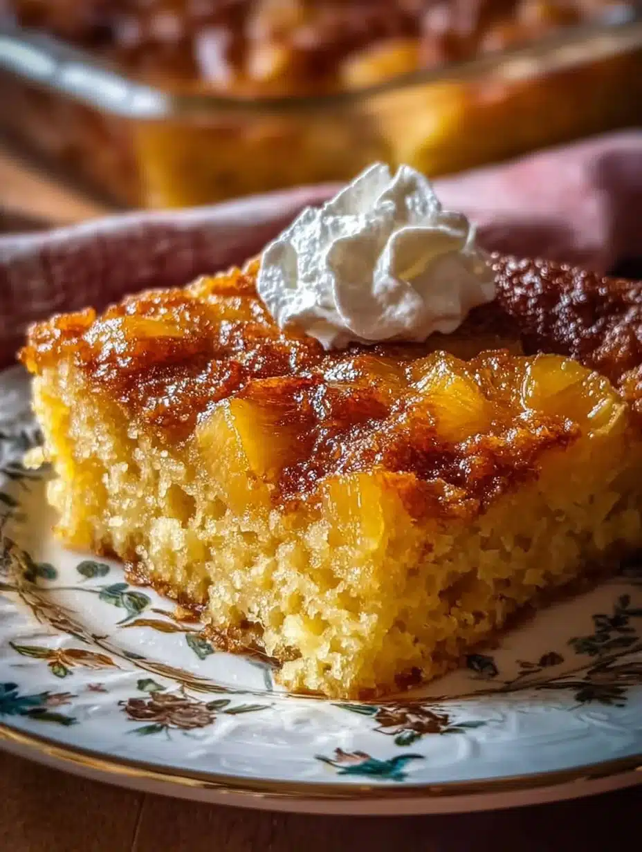 Amish Pineapple Dump Cake