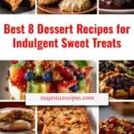 Delicious spread of the best 8 dessert recipes for indulgent sweet treats