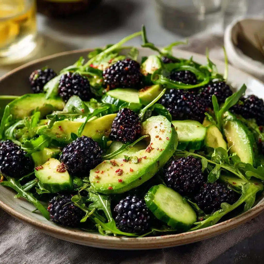 Blackberry, Avocado, and Arugula Salad