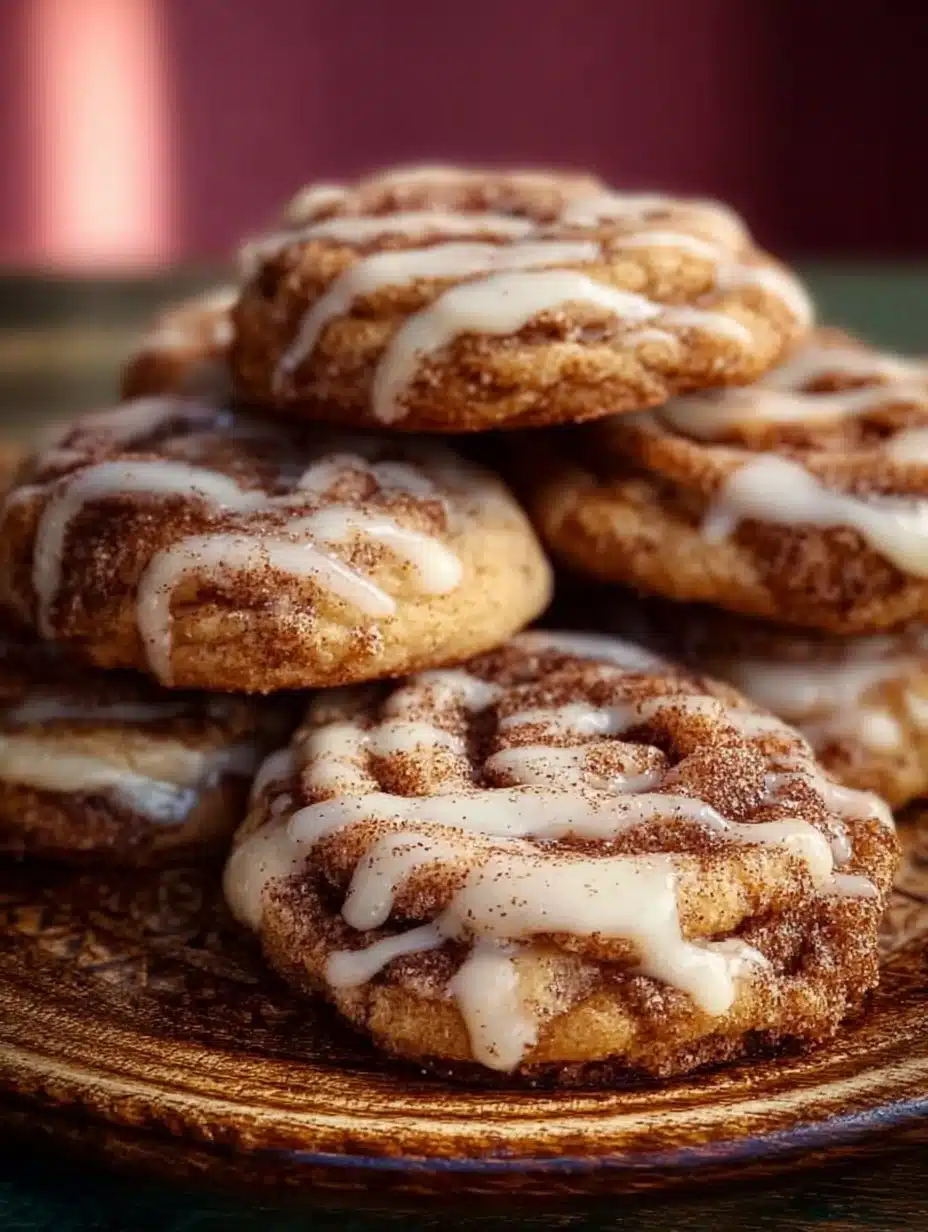 Cinnamon Roll Cheesecake Cookies