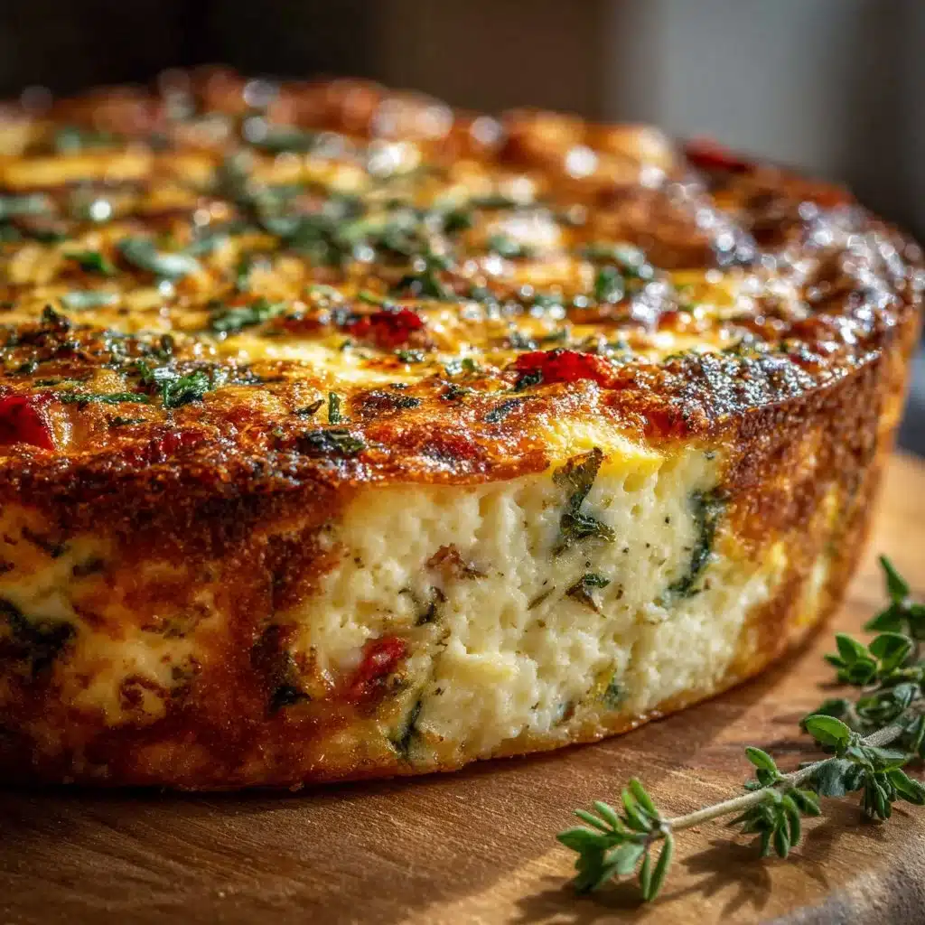 Cottage Cheese Crustless Quiche