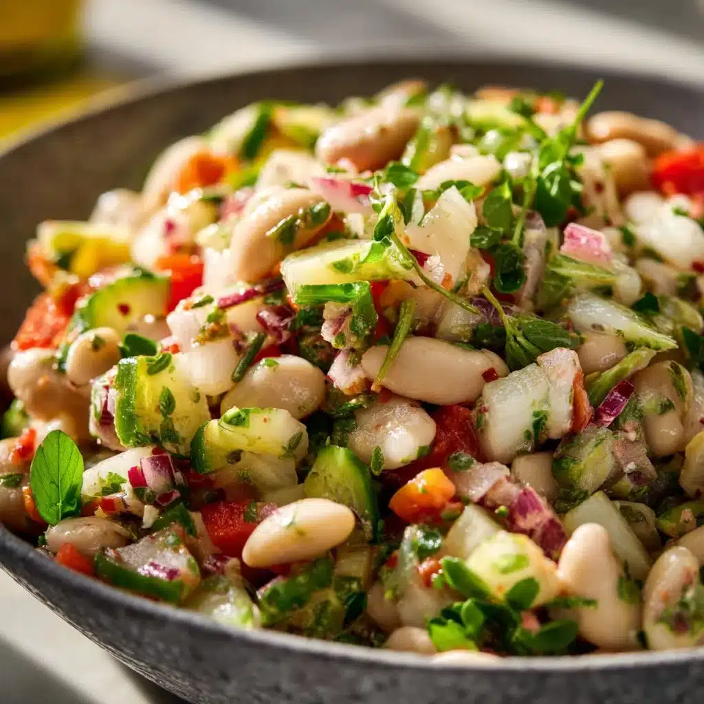 Italian Grinder Bean Salad (High-Protein & High-Fiber)