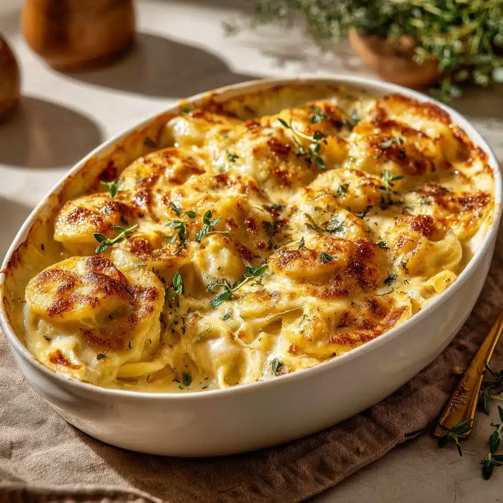 Lightened Up Pierogi Casserole