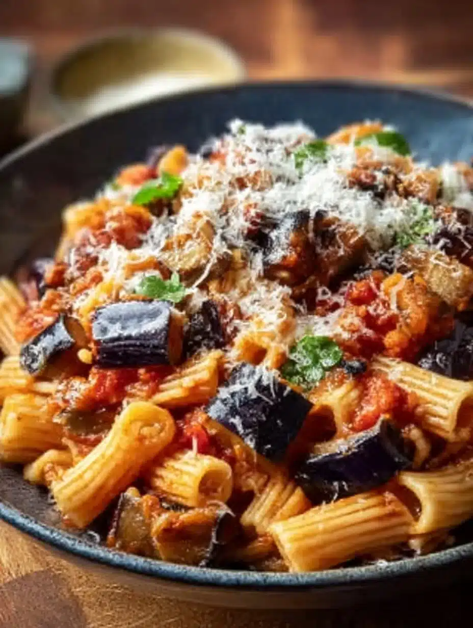 Pasta alla Norma with Roasted Eggplant