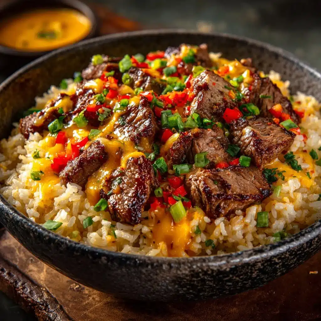 Steak Queso Rice