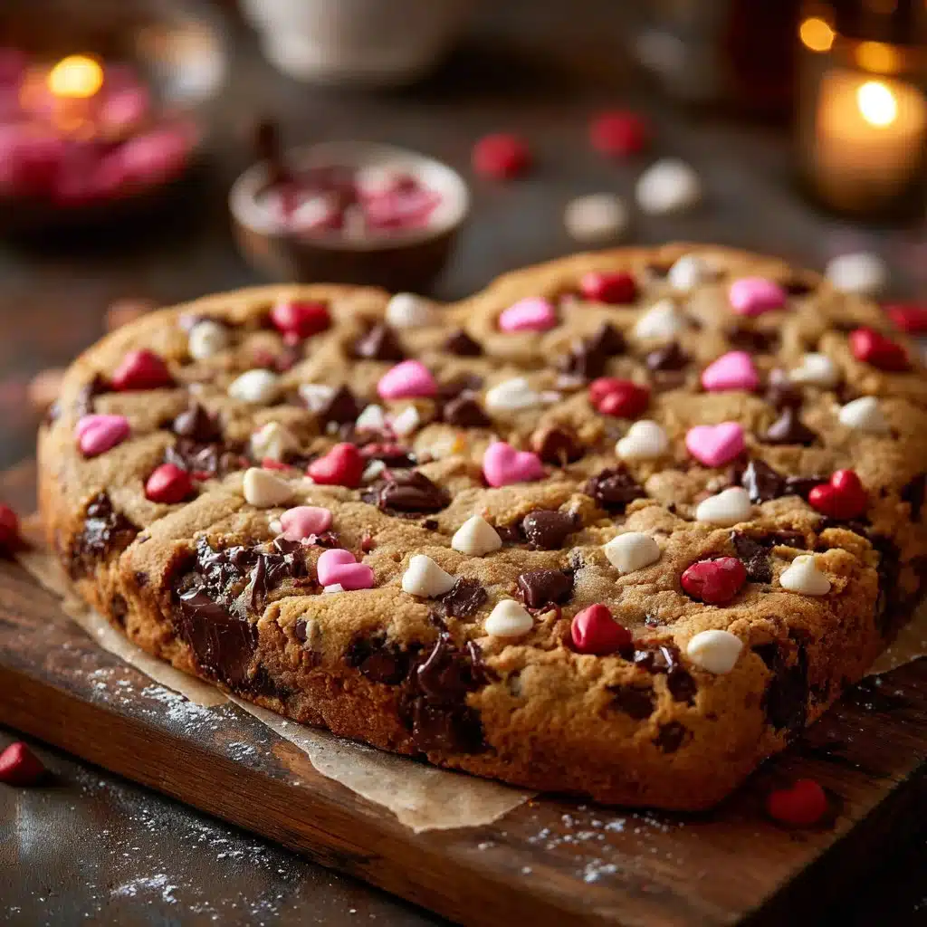 Valentine's Day Cookie Cake