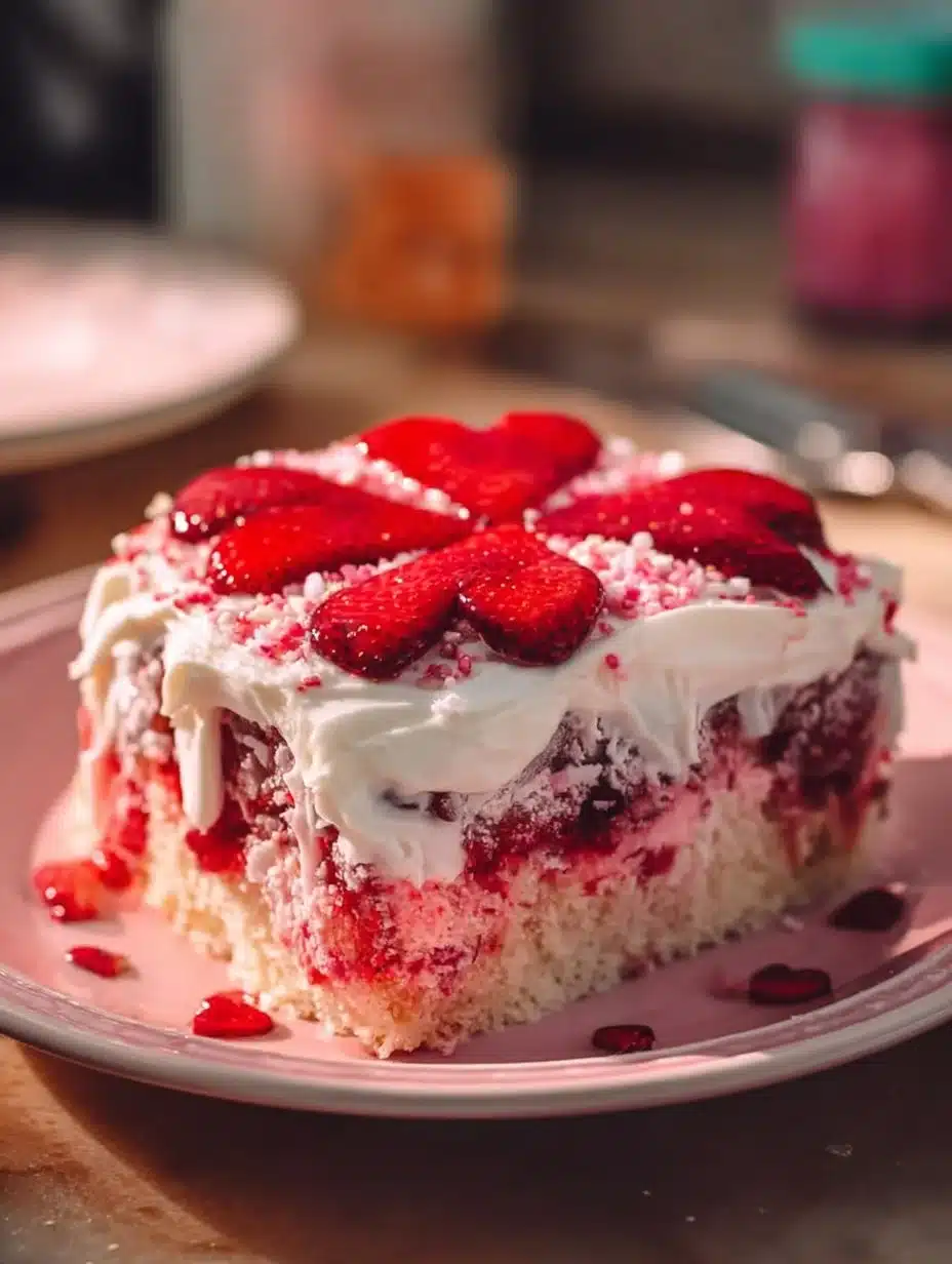 Valentine’s Day Poke Cake