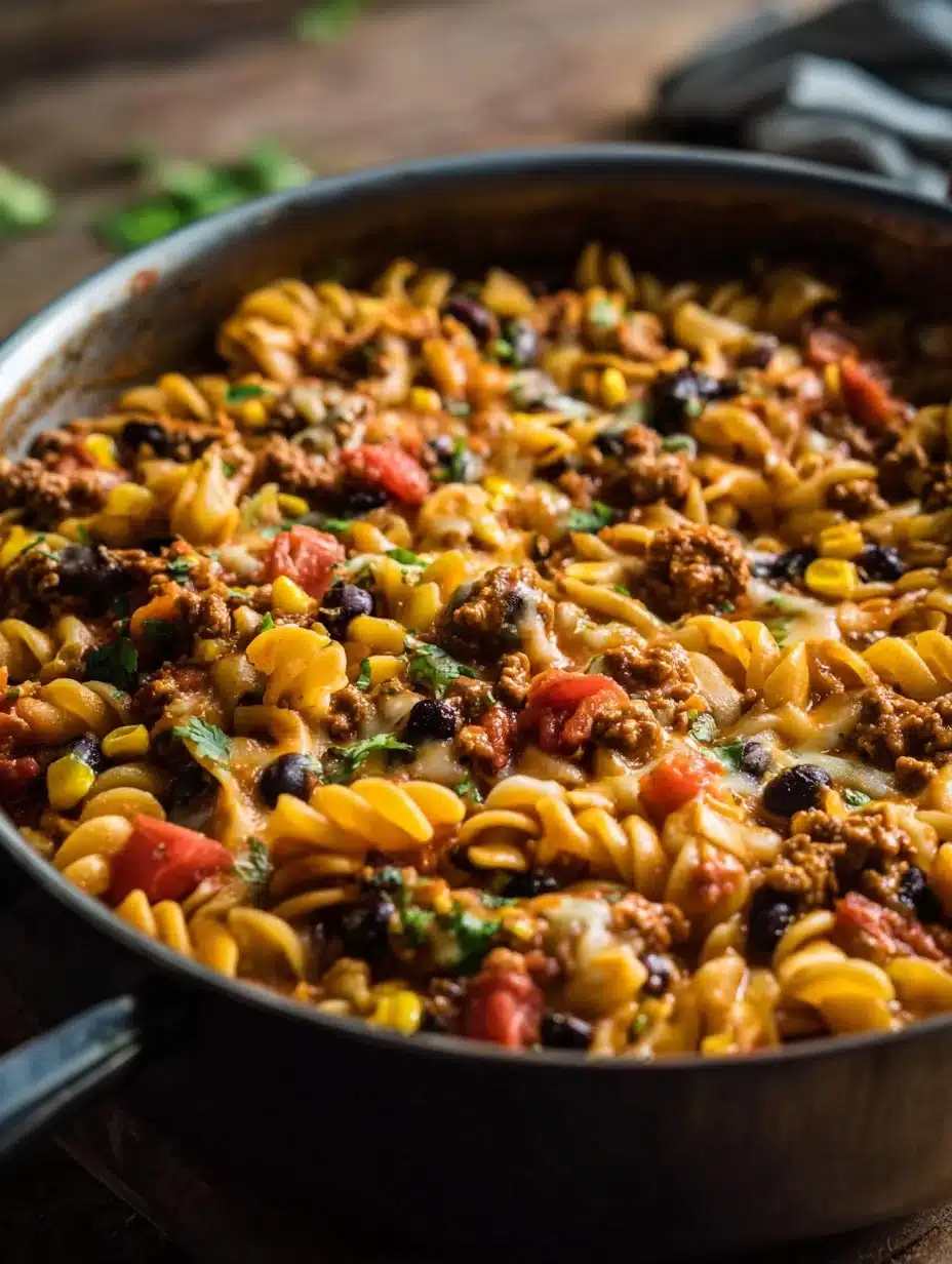 20-Minute One-Pot Healthy Taco Pasta