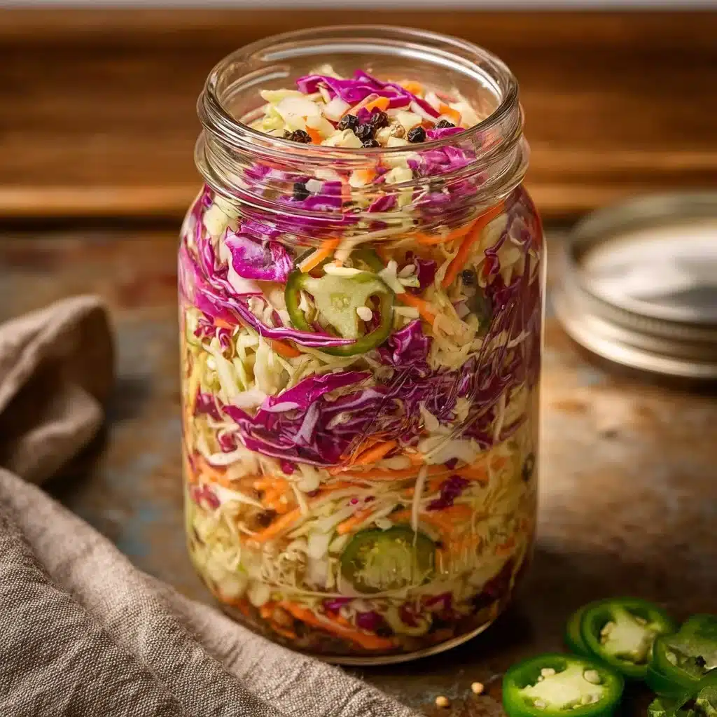 20-Minute Spicy Pickled Slaw