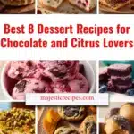 Delicious dessert recipes featuring chocolate and citrus flavors.