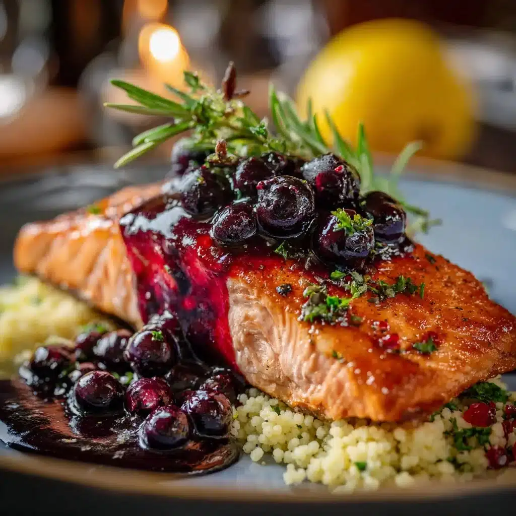 Blueberry Glazed Salmon
