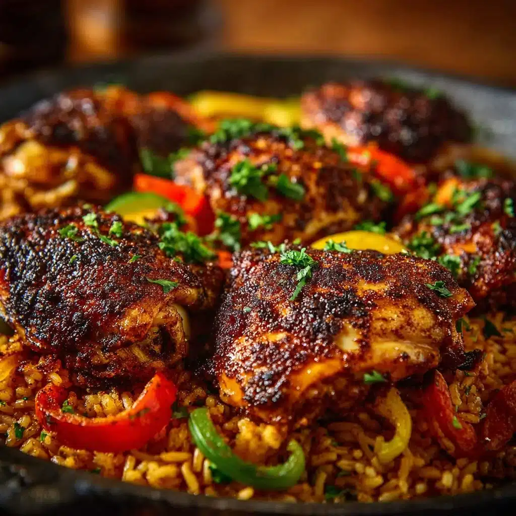 Caribbean Chicken and Spiced Rice
