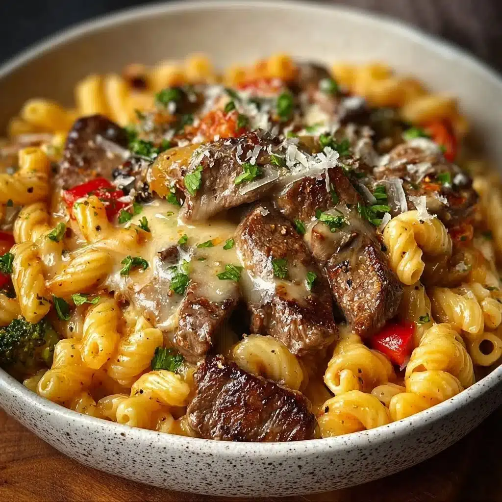 Cheesy Steak Pasta