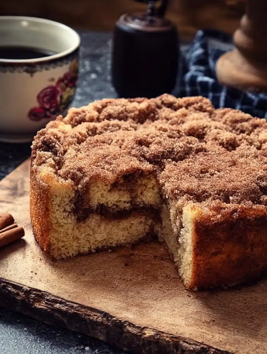 Cinnamon Streusel Coffee Cake