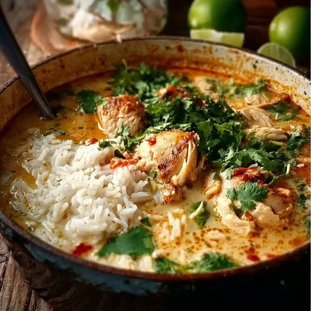 Coconut Chicken Brothy Rice: A Cozy One-Pot Delight!