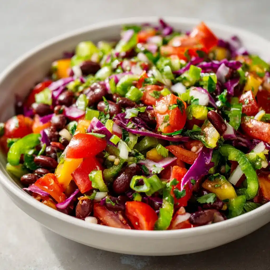 Colorful corn and black bean salad in a bowl, garnished with cilantro.