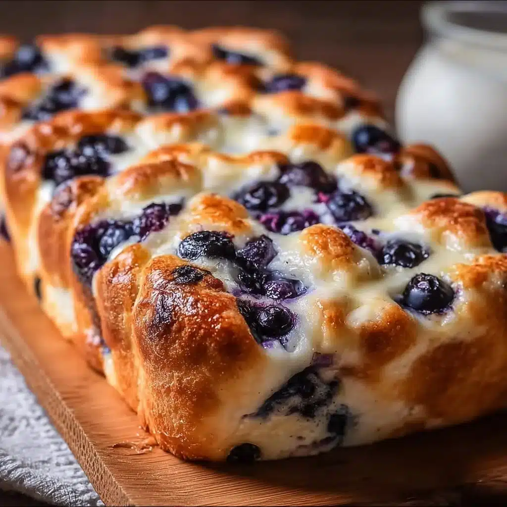 Fluffy Cottage Cheese Cloud Bread on a wooden surface