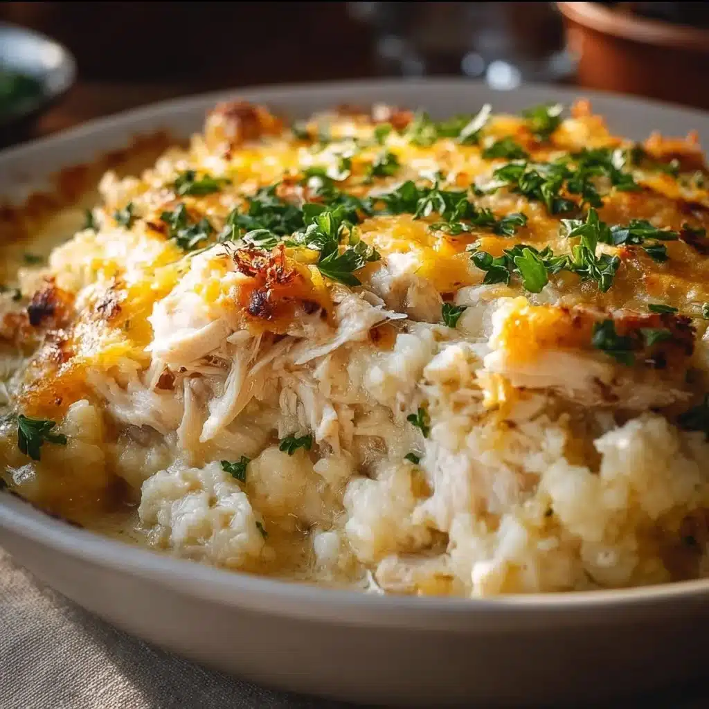 Creamy Chicken Cauliflower Rice Casserole That’s Light Yet Comforting Recipe