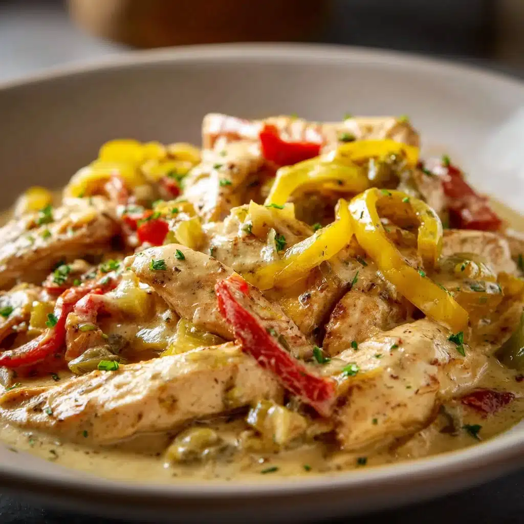 Creamy Pepperoncini Chicken Skillet – Quick & Easy!