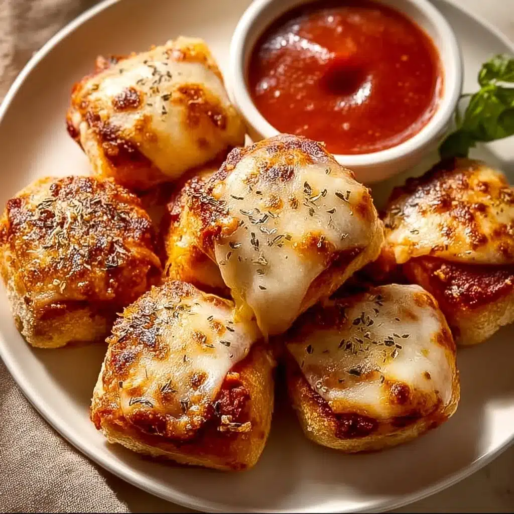Crispy air fryer pizza rolls golden brown and perfectly cooked.