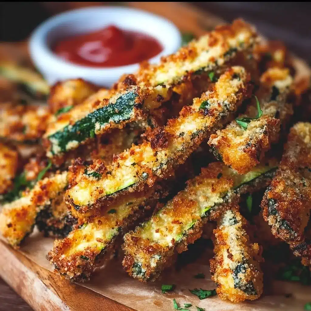 Crispy Baked Keto Zucchini Fries