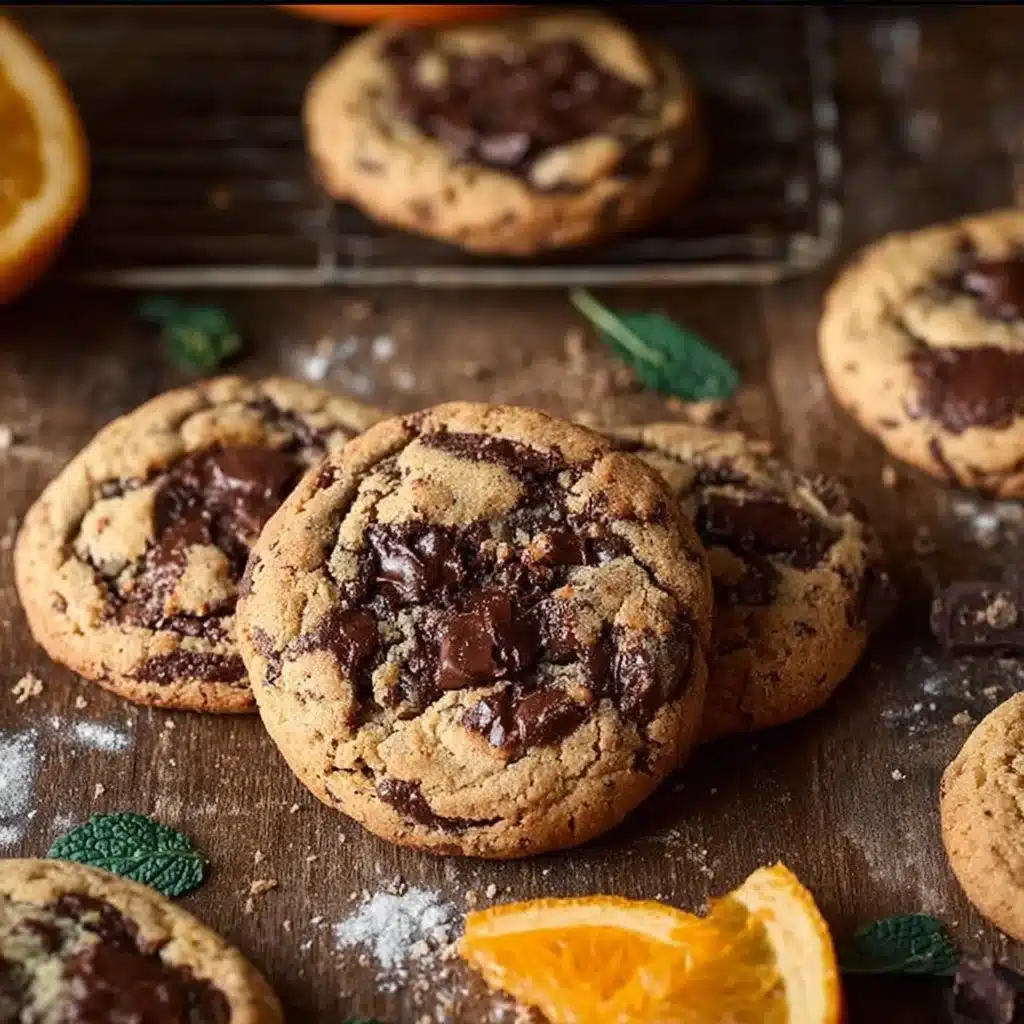 Dark Chocolate Orange Cookies