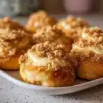 Delicious sourdough discard kolaches filled with sweet and savory goodness.