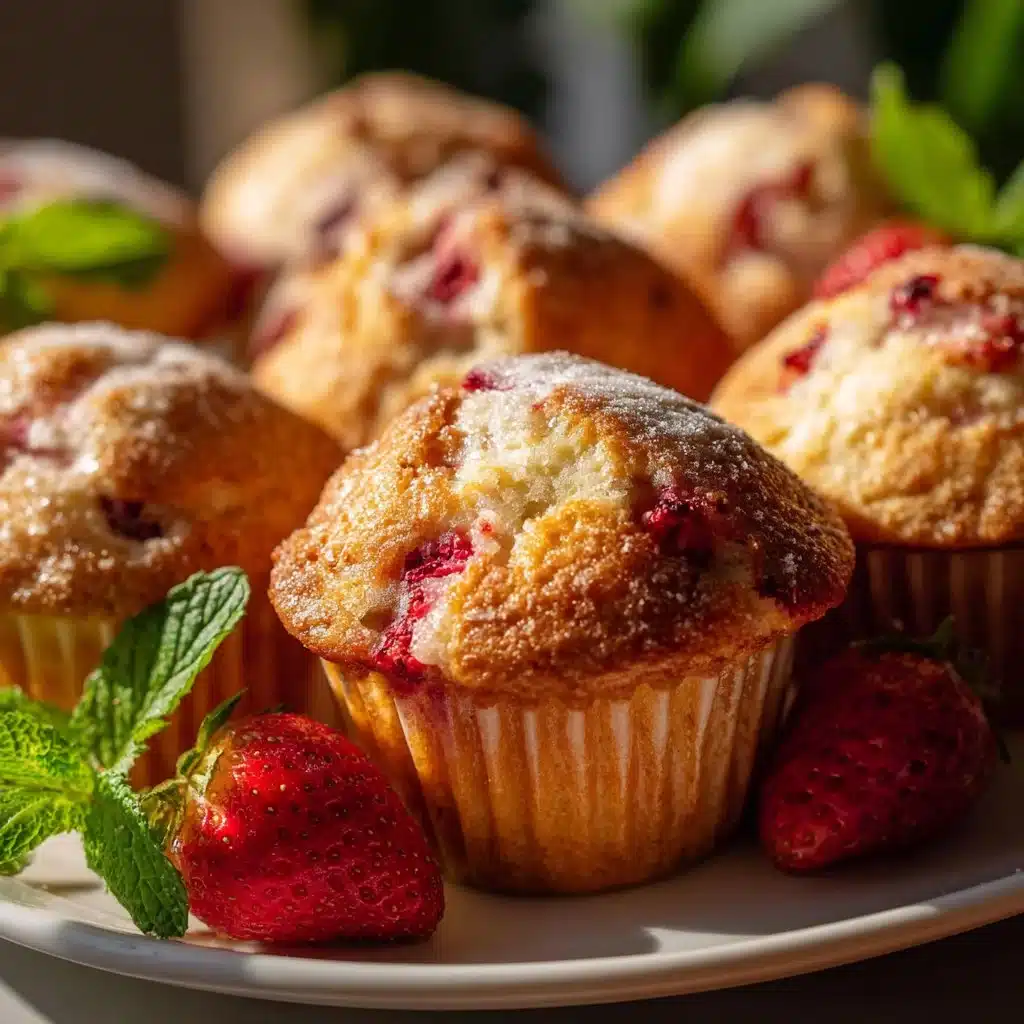 Easy & Delicious Strawberry Yogurt Muffins Recipe