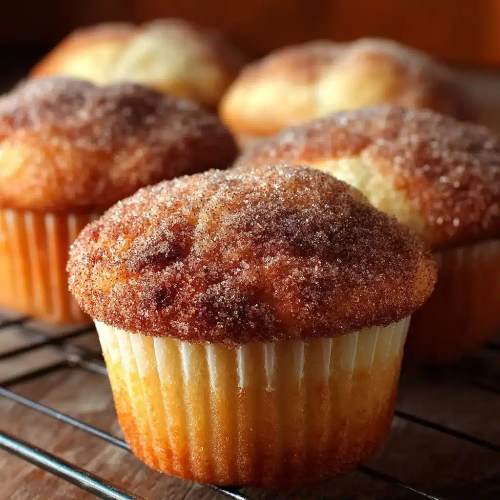 Grandma’s Fluffy Cinnamon Sugar Donut Muffins