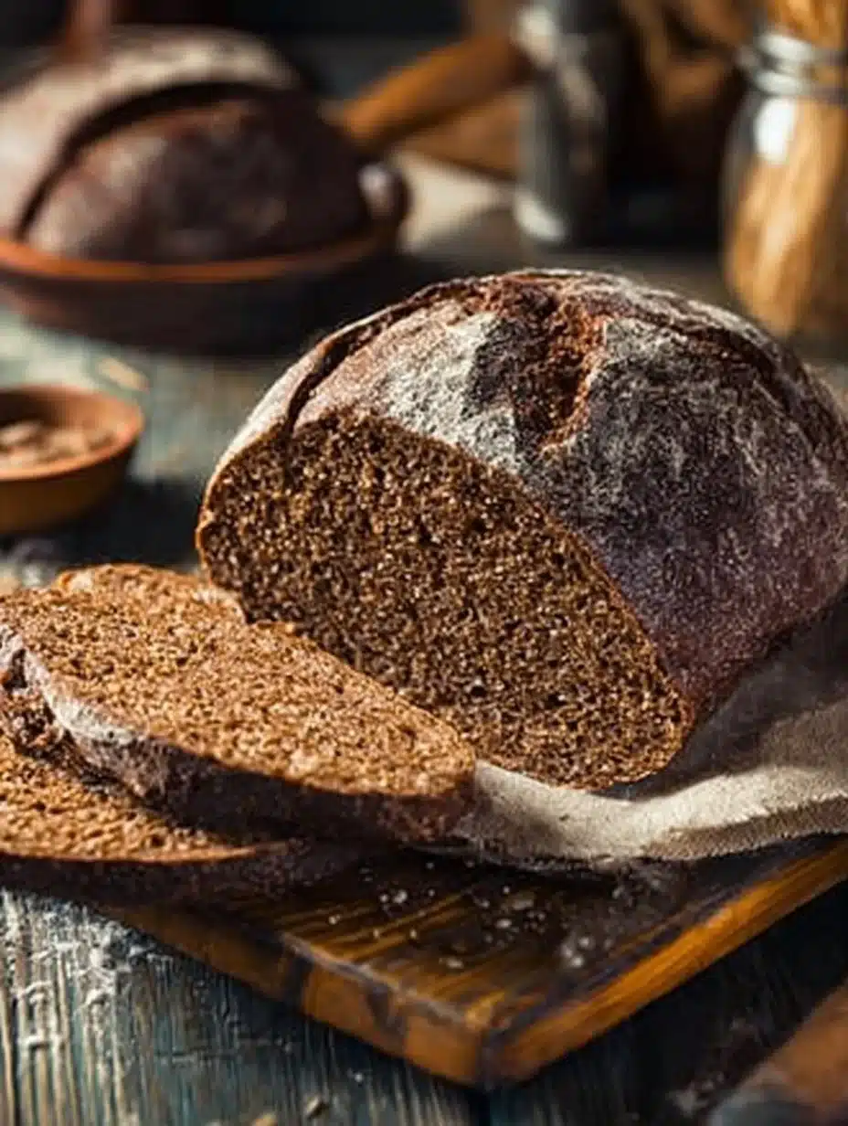 Hearty Dark Rye Bread
