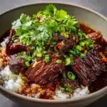 Korean style pot roast with tender meat and rich spices